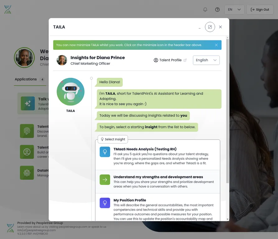 TAILA - AI Virtual Talent Partner