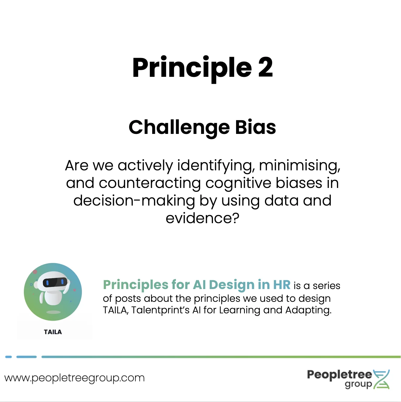TAILA AI Principle 2: Challenge Bias