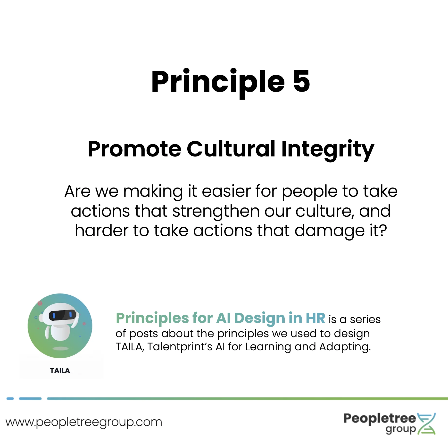 TAILA AI Principle 5: Promote Cultural Integrity