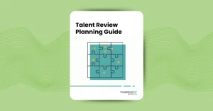 Visual preview of the Talent Review Planning Guide template from Peopletree Group
